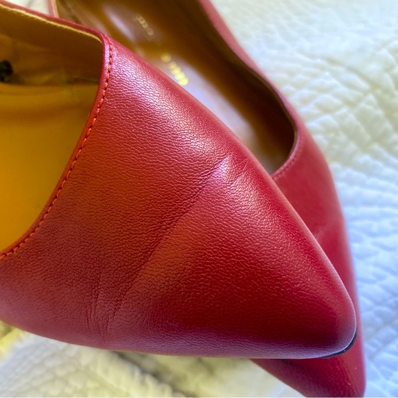 Gap Red Pointed Ballet Flats - Picture 4 of 5